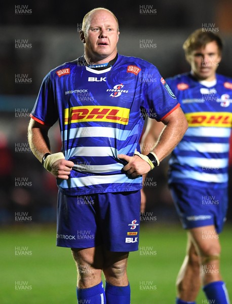 151021 - Dragons v DHL Stormers - United Rugby Championship - Brok Harris of Stormers