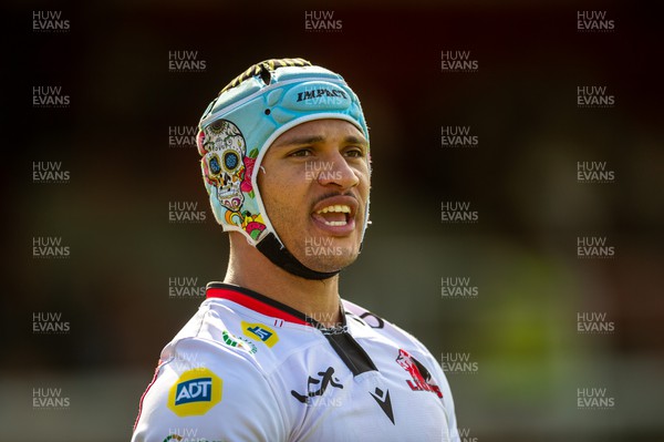 210522 - Dragons v Emirates Lions - United Rugby Championship - Edwill van der Merwe of Emirates Lions