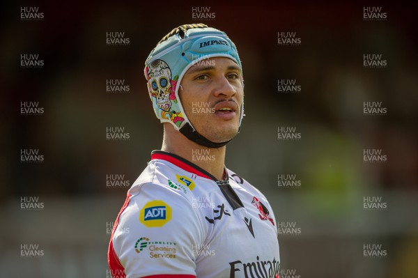 210522 - Dragons v Emirates Lions - United Rugby Championship - Edwill van der Merwe of Emirates Lions