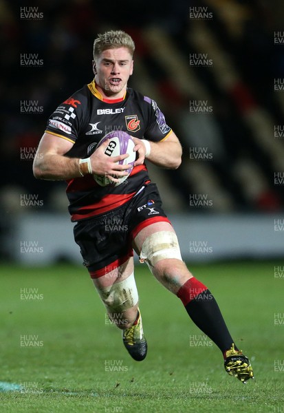 081217 - Dragons v Enisei-STM - European Rugby Challenge Cup - Aaron Wainwright of Dragons