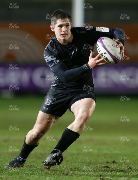 170120 - Dragons v Enisei-STM - European Rugby Challenge Cup - Tom Griffiths of Dragons
