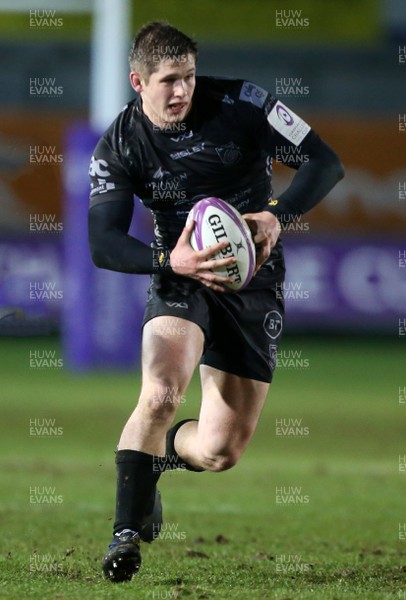 170120 - Dragons v Enisei-STM - European Rugby Challenge Cup - Tom Griffiths of Dragons