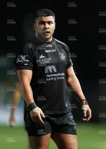 170120 - Dragons v Enisei-STM - European Rugby Challenge Cup - Leon Brown of Dragons