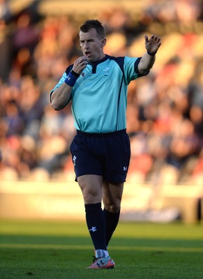 260816 - Newport-Gwent Dragons v Exeter Chiefs - Preseason Friendly -Referee Nigel Owens