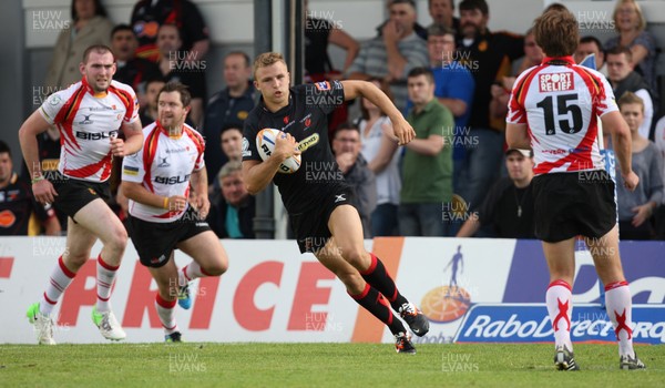 040812 - Newport Gwent Dragons v Gwent Select XV, Pre-season Friendly - Dragons Tom Prydie         