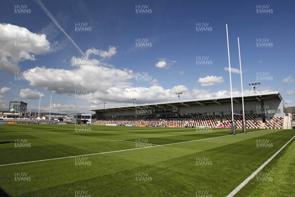 020917 - Dragons v Leinster, Guinness Pro 14 - A general view of Rodney Parade