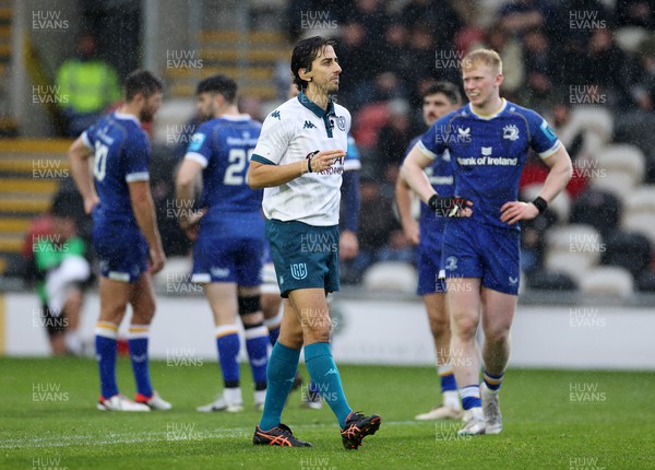 121123 - Dragons v Leinster - United Rugby Championship - Referee Gianluca Gnecchi