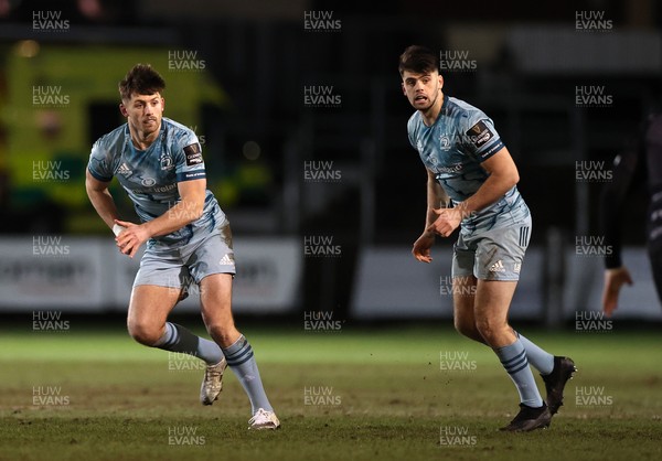 190221 - Dragons v Leinster - Guinness PRO14 - Brothers Ross Byrne and Harry Byrne of Leinster