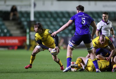 281125 - Dragons RFC v Leinster - United Rugby Championship - Rhodri Williams of Dragons 