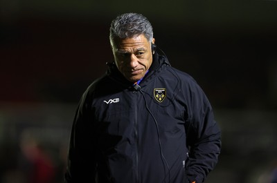 281125 - Dragons RFC v Leinster - United Rugby Championship - Dragons Head Coach Filo Tiatia 