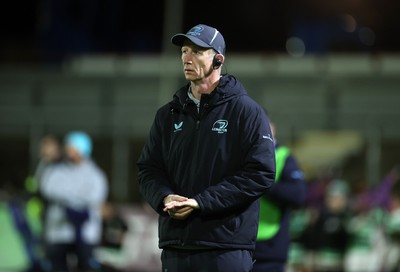 281125 - Dragons RFC v Leinster - United Rugby Championship - Leinster Head Coach Leo Cullen 