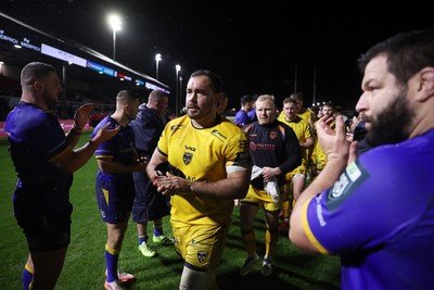 281125 - Dragons RFC v Leinster - United Rugby Championship - Dylan Kelleher-Griffiths of Dragons 