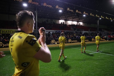 281125 - Dragons RFC v Leinster - United Rugby Championship - Dragons thank the fans
