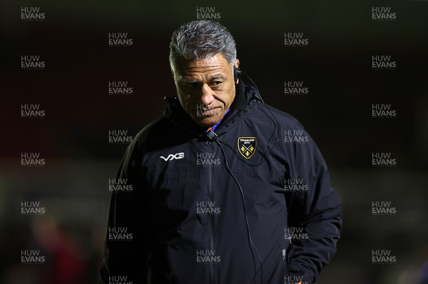 281125 - Dragons RFC v Leinster - United Rugby Championship - Dragons Head Coach Filo Tiatia 