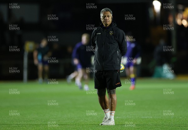 281125 - Dragons RFC v Leinster - United Rugby Championship - Dragons Head Coach Filo Tiatia 