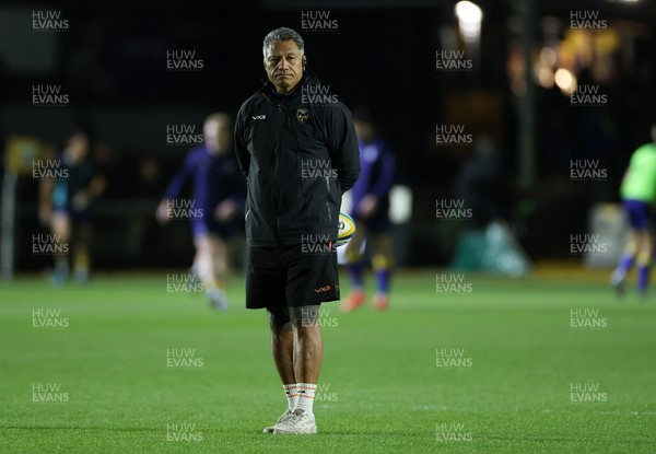 281125 - Dragons RFC v Leinster - United Rugby Championship - Dragons Head Coach Filo Tiatia 