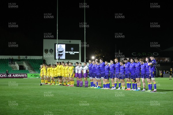 281125 - Dragons RFC v Leinster - United Rugby Championship - Dragons remember Mike Watkins
