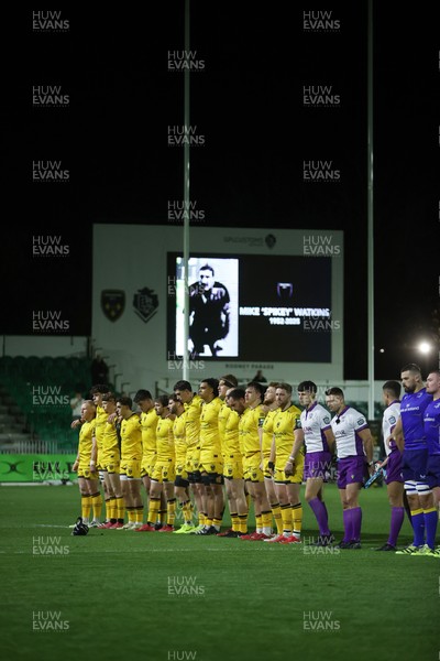 281125 - Dragons RFC v Leinster - United Rugby Championship - Dragons remember Mike Watkins