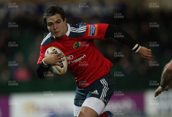 291113 - Newport Gwent Dragons v Munster, RaboDirect PRO12 - Munster's Gerhard Van Den Heever