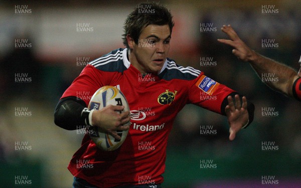 291113 - Newport Gwent Dragons v Munster, RaboDirect PRO12 - Munster's Gerhard Van Den Heever