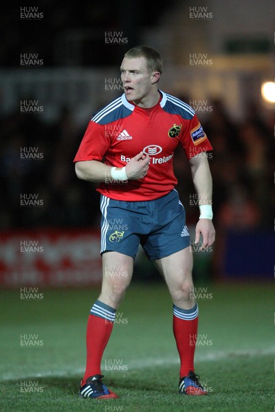 291113 - Newport Gwent Dragons v Munster, RaboDirect PRO12 - Munster's Keith Earls