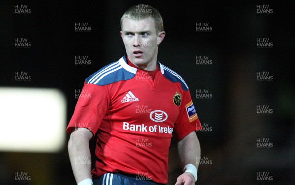 291113 - Newport Gwent Dragons v Munster, RaboDirect PRO12 - Munster's Keith Earls