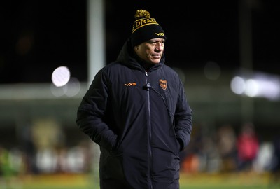 160126 - Dragons v Newcastle Red Bulls - European Rugby Challenge Cup - Dragons Head Coach Filo Tiatia 