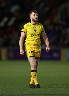 160126 - Dragons v Newcastle Red Bulls - European Rugby Challenge Cup - Aneurin Owen of Dragons 