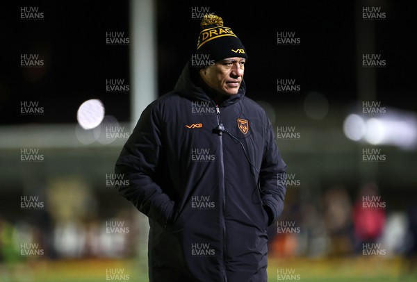 160126 - Dragons v Newcastle Red Bulls - European Rugby Challenge Cup - Dragons Head Coach Filo Tiatia 