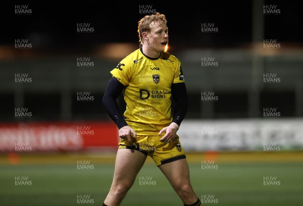 160126 - Dragons v Newcastle Red Bulls - European Rugby Challenge Cup - David Richards of Dragons 