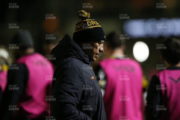 160126 - Dragons v Newcastle Red Bulls - European Rugby Challenge Cup - Dragons Head Coach Filo Tiatia 