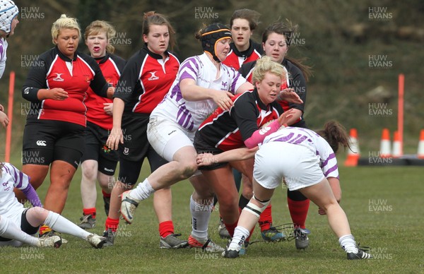 070413 - Dragons u18 Women v Ospreys u18 Women, Cross Keys - Dragons take on Ospreys in the game of a double header of regional u18 womens matches at Cross Keys 