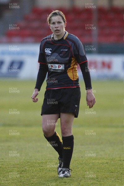 12.05.10 Dragons v Scarlets - WRU Women's Regional  Championship - Dragons' centre Leila Johns. 