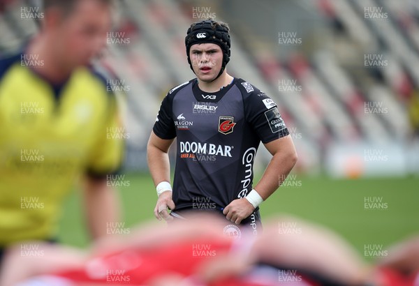 161020 - Dragons v Scarlets - Friendly - Will Reed of Dragons