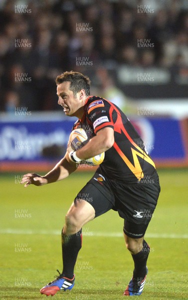 200913 - Newport Gwent Dragons v Scarlets - Rabo Pro Direct 12 - Dan Evans of Dragons ( c ) Huw Evans Agency