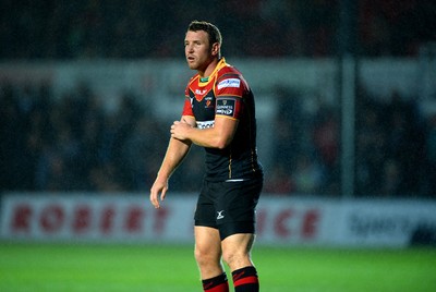 210815 - Newport-Gwent Dragons v Scarlets - Preseason Friendly -Adam Warren of Dragons