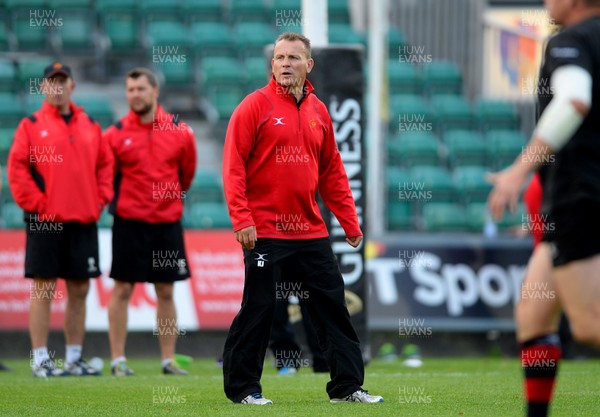 210815 - Newport-Gwent Dragons v Scarlets - Preseason Friendly -Dragons coach Kingsley Jones