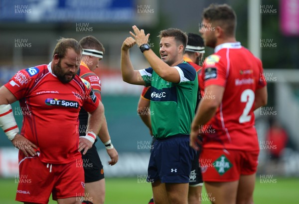 210815 - Newport-Gwent Dragons v Scarlets - Preseason Friendly -Referee Ben Whitehouse