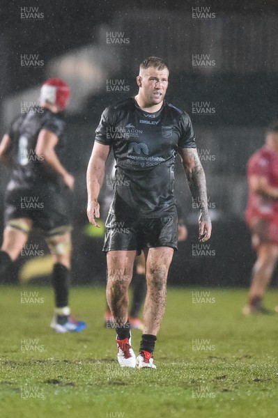 211219 - Dragons v Scarlets - Guinness Pro 14 - Ross Moriarty of Dragons