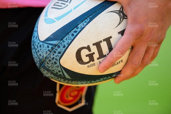 230422 - Dragons v Scarlets - United Rugby Championship - Rugby Ball