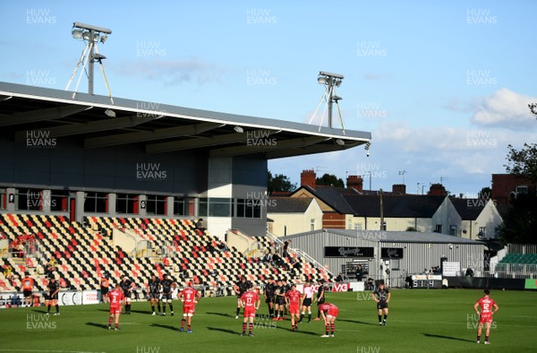 290820 - Dragons v Scarlets - Guinness PRO14 - A general view of Rodney Parade during play