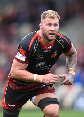 080918 - Dragons v Southern Kings - Guinness PRO14 - Ross Moriarty of Dragons