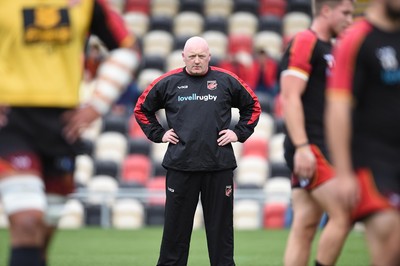 080918 - Dragons v Southern Kings - Guinness PRO14 - Dragons head coach Bernard Jackman