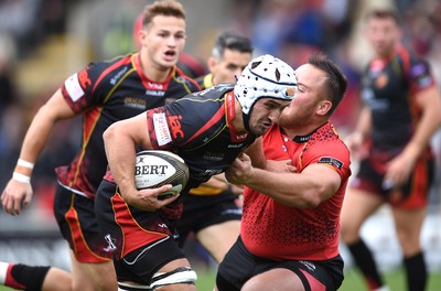 080918 - Dragons v Southern Kings - Guinness PRO14 - Ollie Griffiths of Dragons