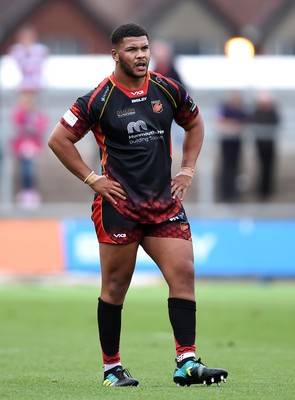 080918 - Dragons v Southern Kings - Guinness PRO14 - Leon Brown of Dragons