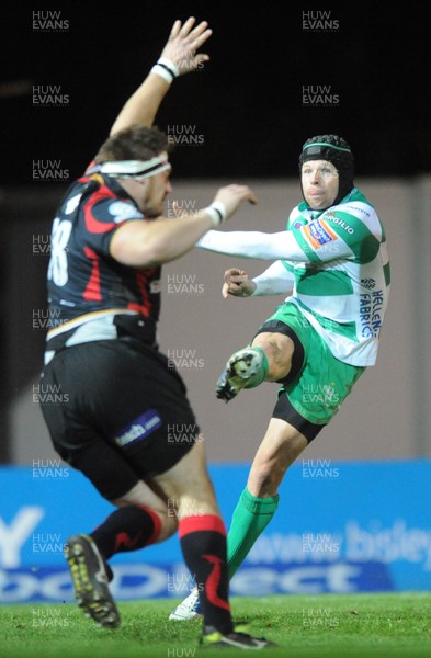 130412 - Newport-Gwent Dragons v Benetton Treviso - RaboDirect PRO12 -Kris Burton of Benetton Treviso