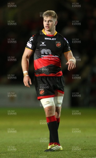011217 - Dragons v Ulster - Guinness PRO14 - Aaron Wainwright of Dragons