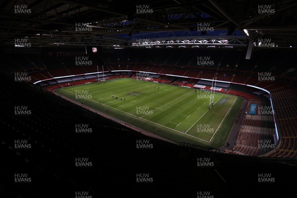 130321 - Dragons v Ulster - Guinness PRO14 - General View of the Principality Stadium