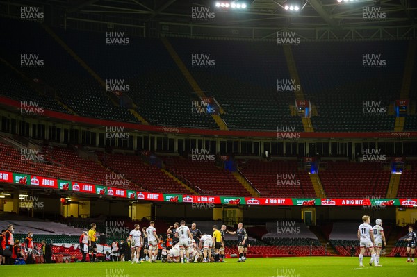 130321 - Dragons v Ulster - Guinness PRO14 - General view of Principality Stadium