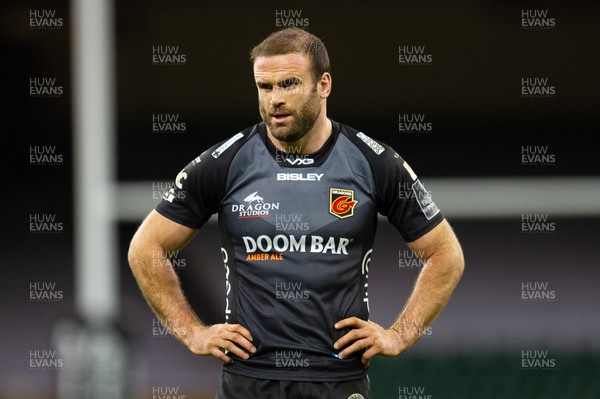 130321 - Dragons v Ulster - Guinness PRO14 - Jamie Roberts of Dragons